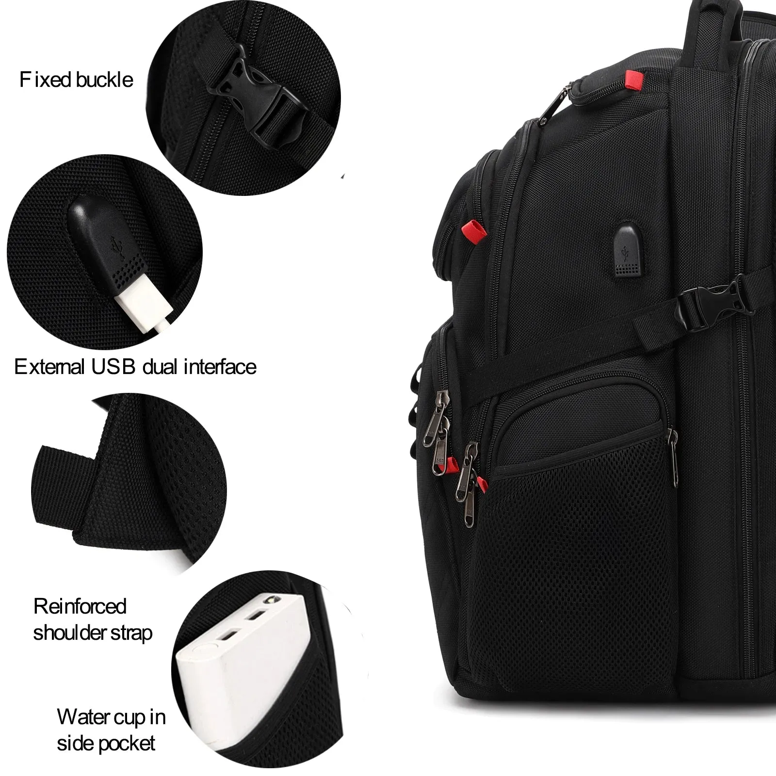 53％ Off | Travel Laptop Backpack, 17 Inch Business Durable Backpack With USB, Waterproof University Backpack For Men And Women