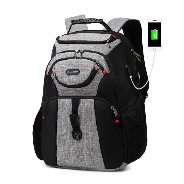 53％ Off | Travel Laptop Backpack, 17 Inch Business Durable Backpack With USB, Waterproof University Backpack For Men And Women