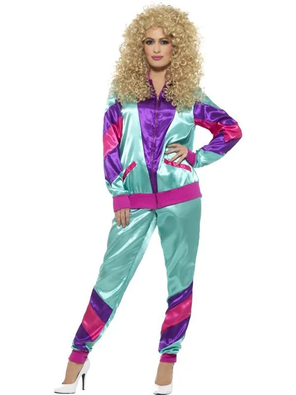 80s Height of Fashion Shell Suit Costume, Female