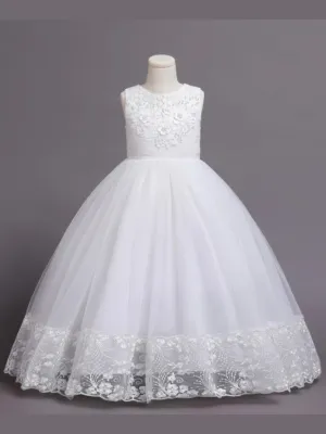 A Touch Of Vintage Lace Communion Gown