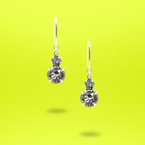 Abstract Collection - Crystal Sparkle Dangle Earrings