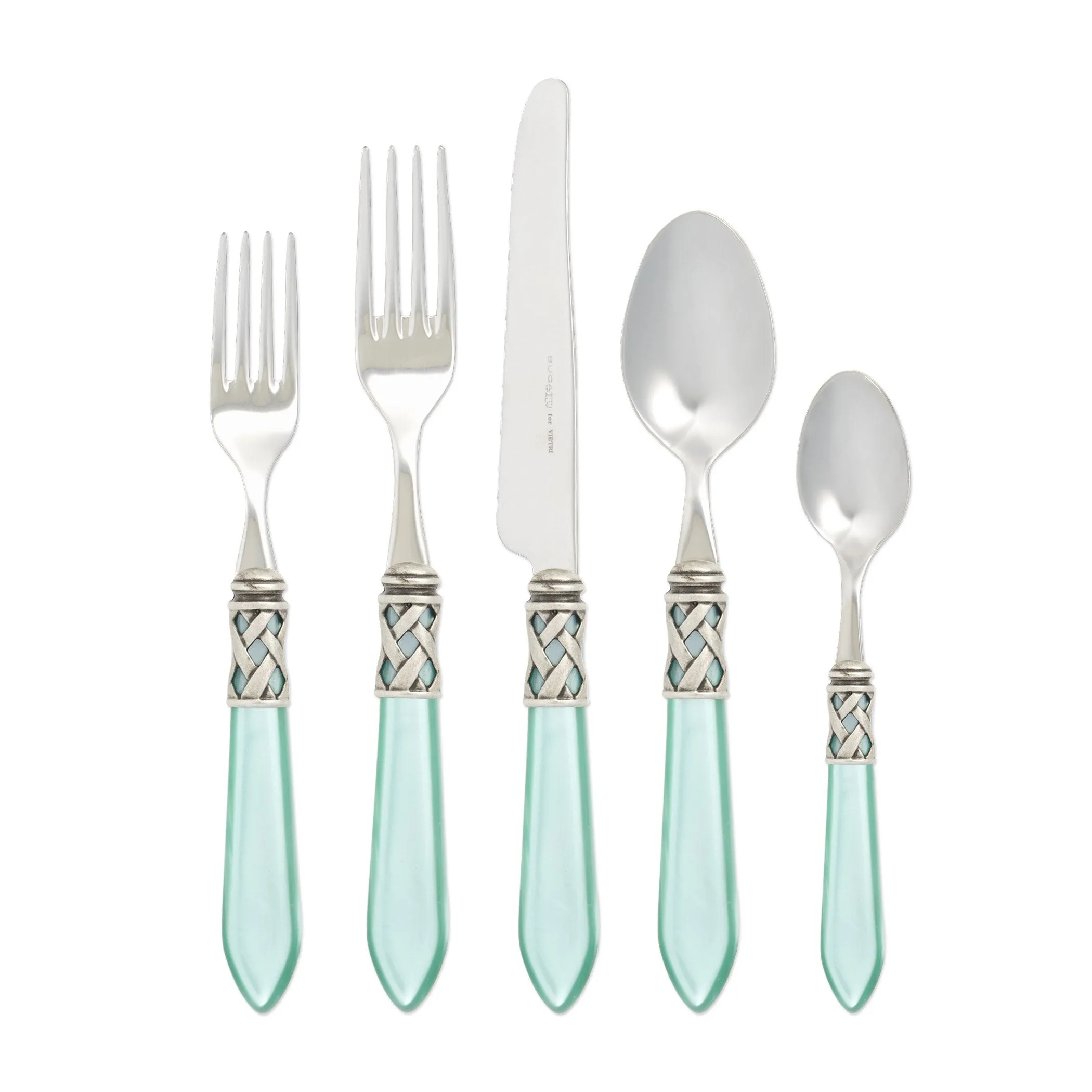 Aladdin Antique Aqua Five-Piece Place Setting