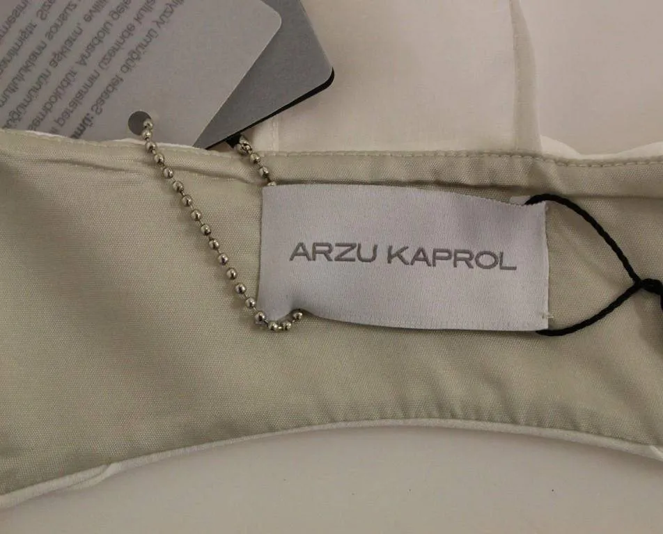 Arzu Kaprol  Lashes Open Back Vest Jacket