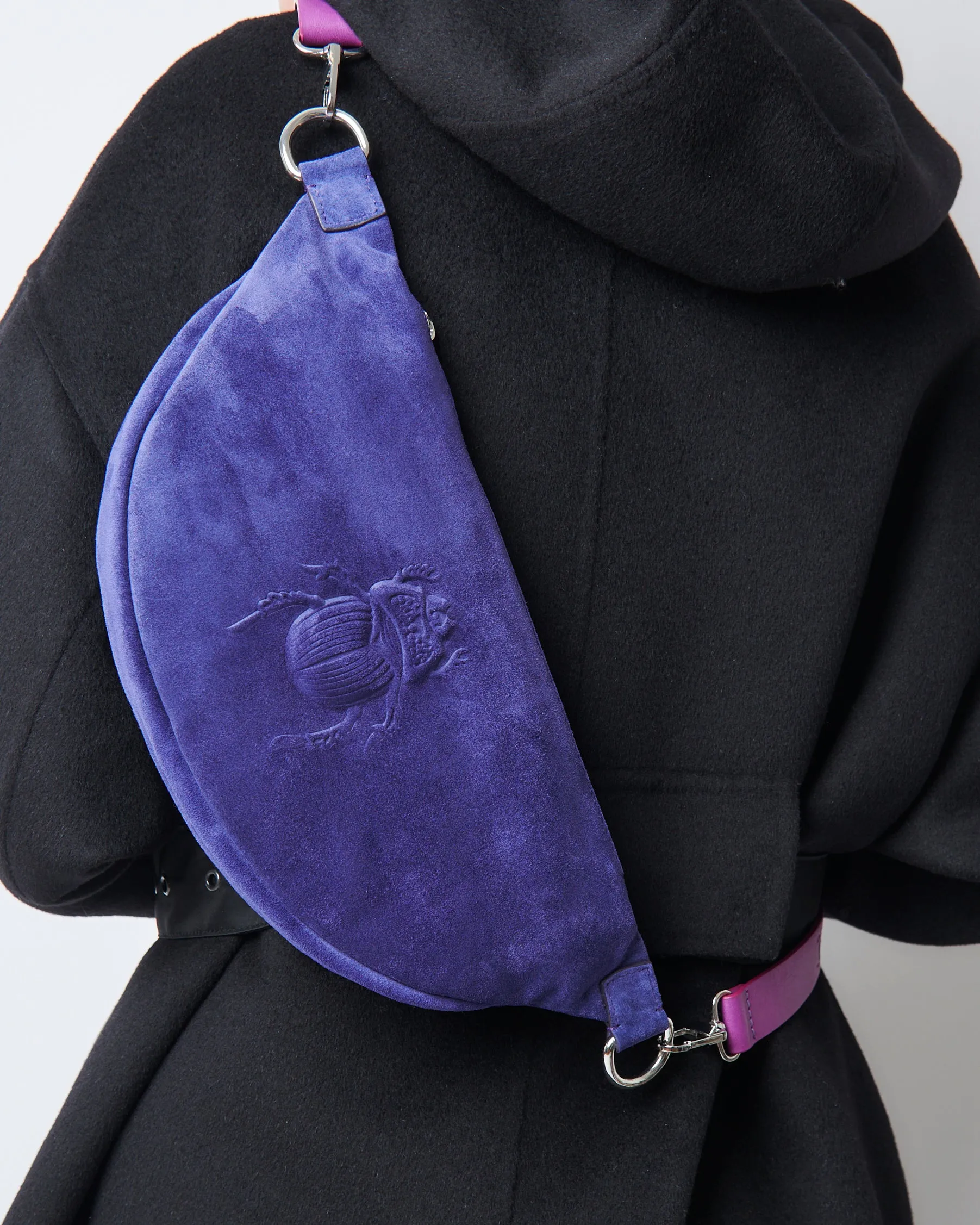 Belt Bag - Scarabmotive Plum suede