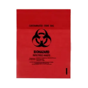 Biohazard Waste Bag Medegen Medical Products 1 to 3 gal. Red Bag Polyethylene 11 X 14 Inch - Medegen Medical Products LLC  Mfr# 50-42