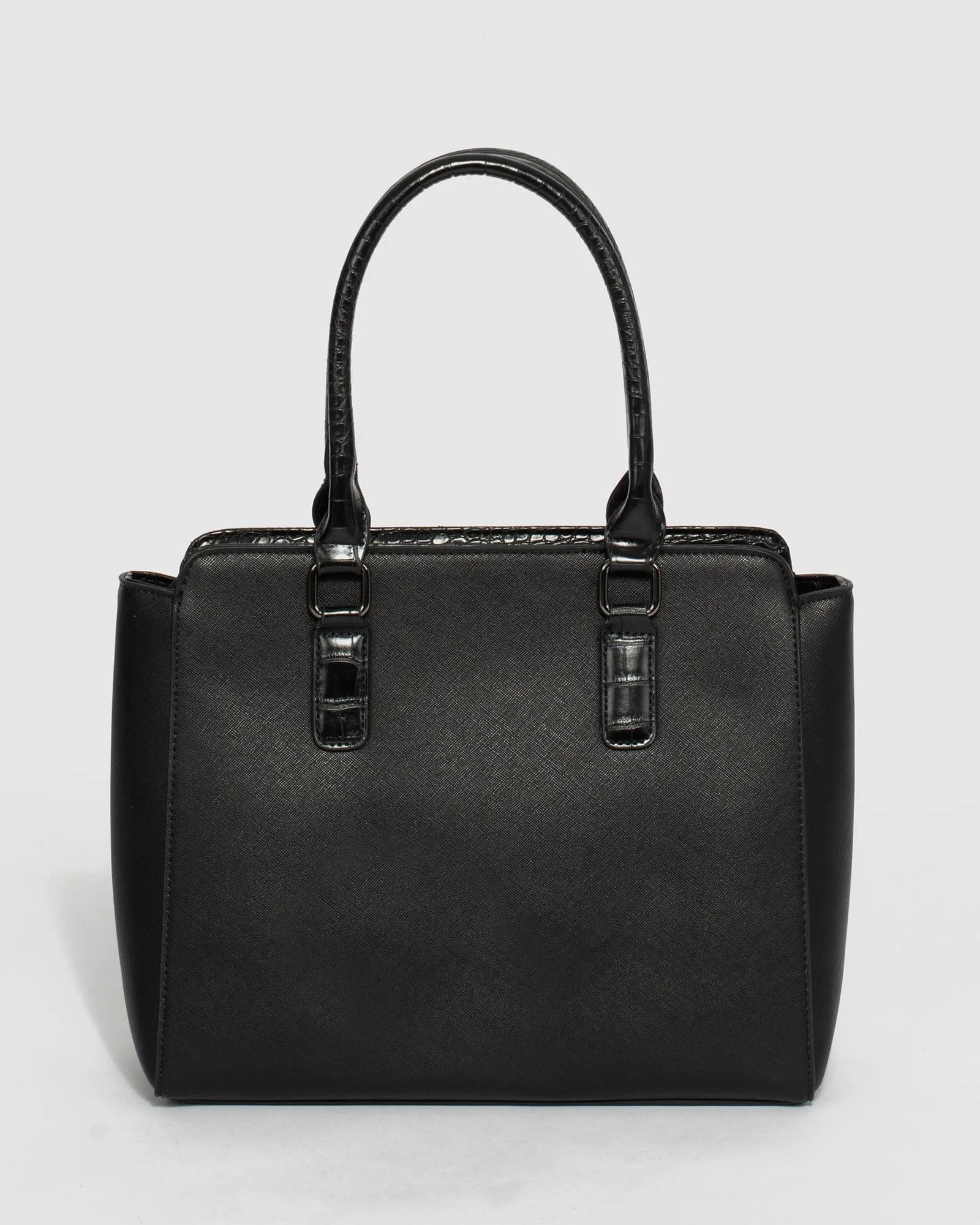 Black Camilla Chain Tote Bag