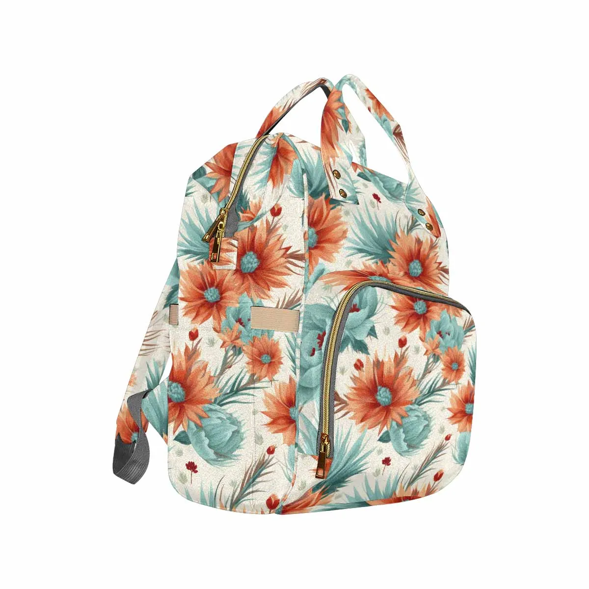 Boho Floral  Diaper Bag Backpack