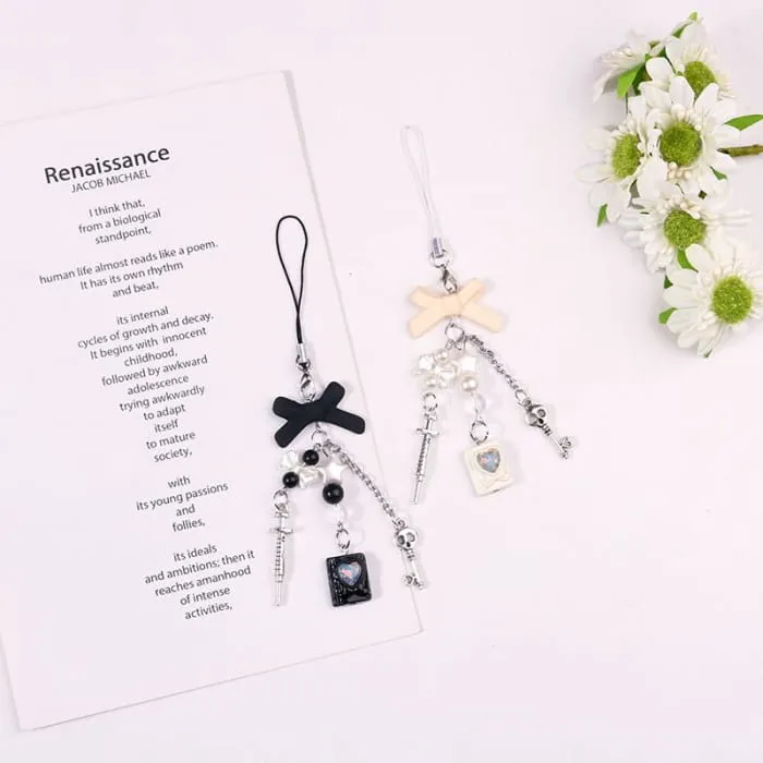 Bow Acrylic Phone Charm (Various Designs)