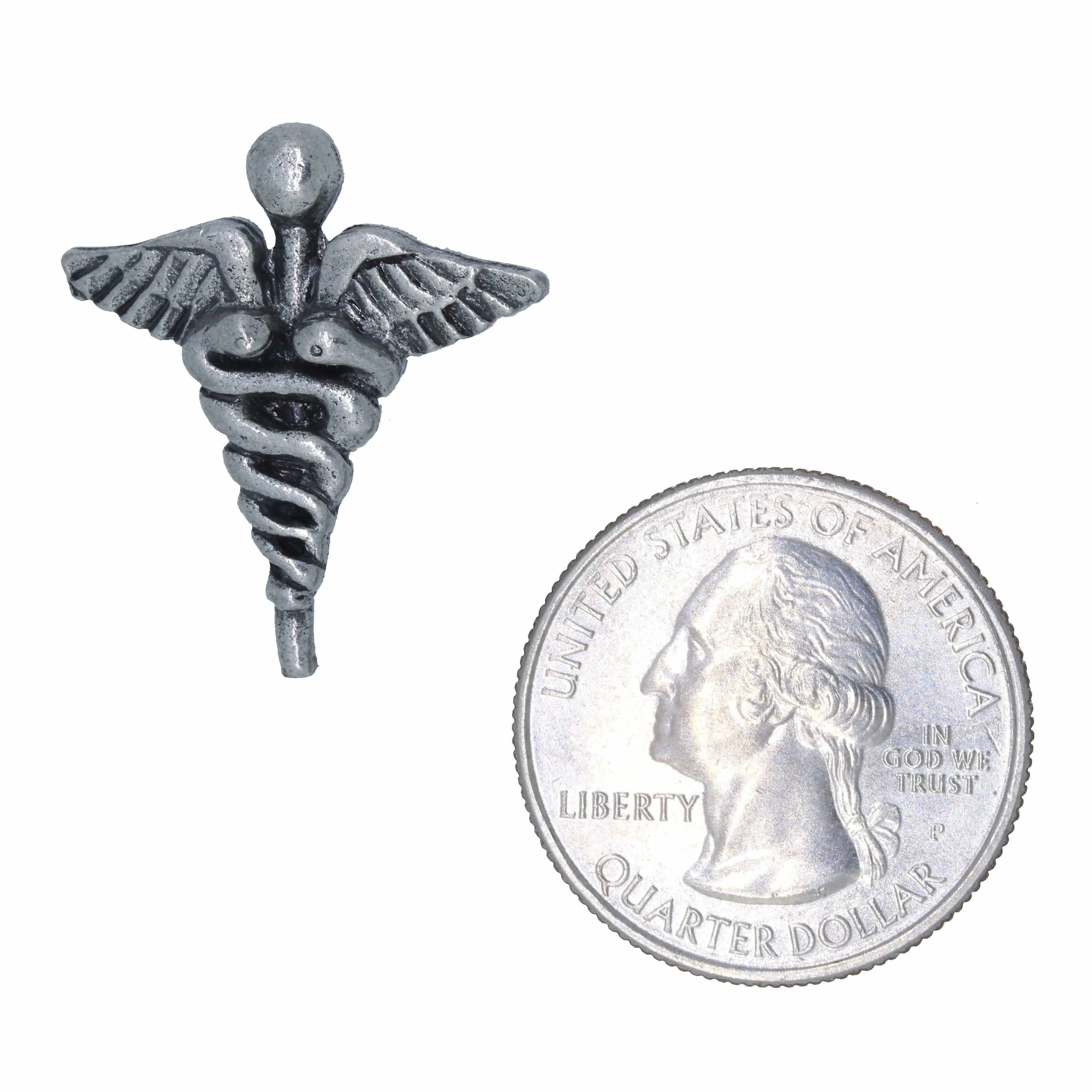 Caduceus Lapel Pin