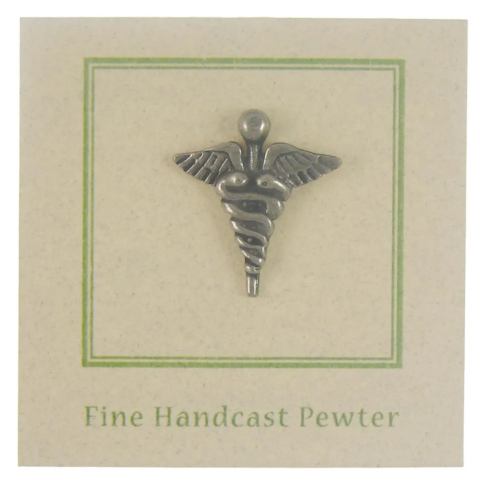 Caduceus Lapel Pin