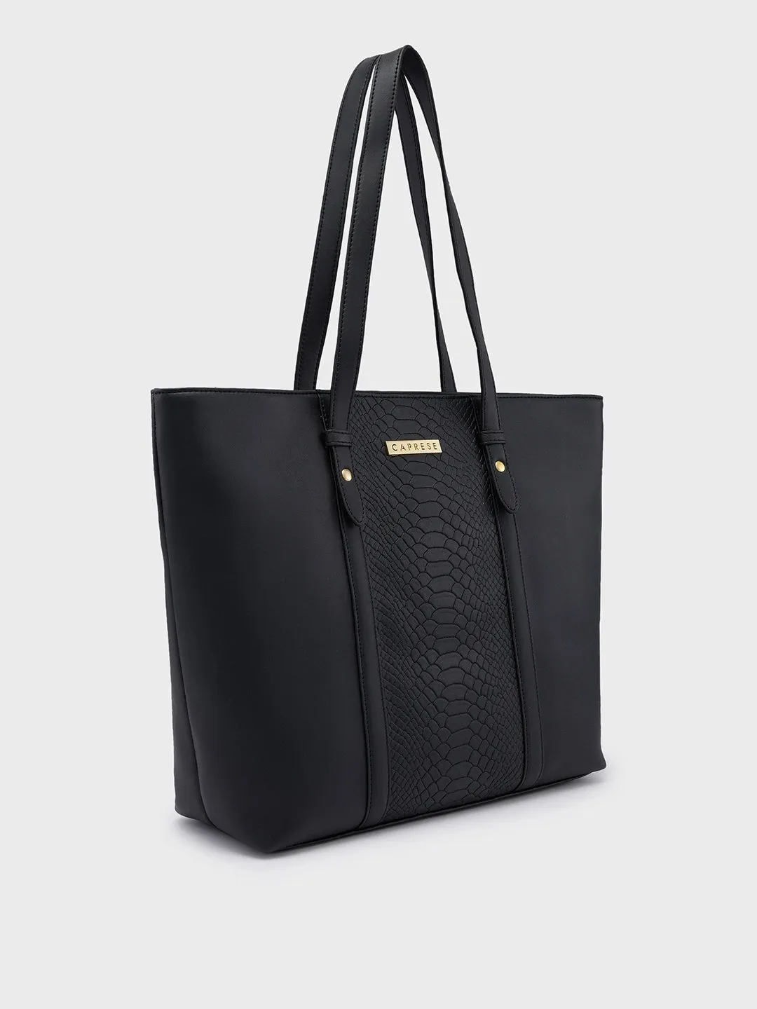 Caprese Sameera Laptop Tote Large Black