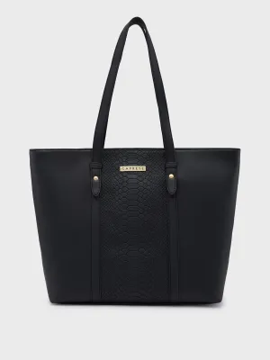 Caprese Sameera Laptop Tote Large Black