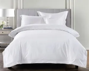 Carmella Satin White 8 Pcs Duvet Cover Bedding Set