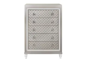 Champagne Paris Chest With Acrylic Legs