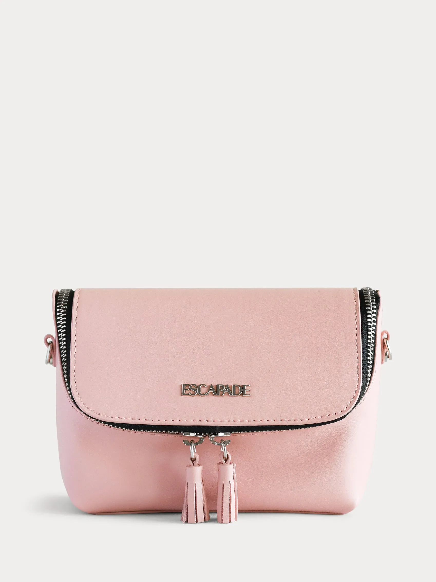 Chelsea. Powder Pink Leather Belt Bag