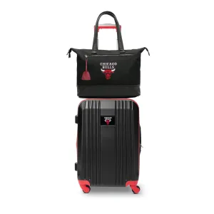 Chicago Bulls Premium Laptop Tote Bag and Luggage Set