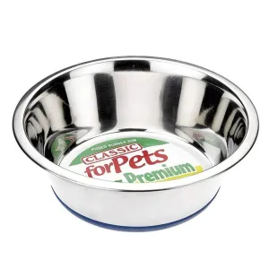 Classic Stainless Steel Non-Slip Pet Dish