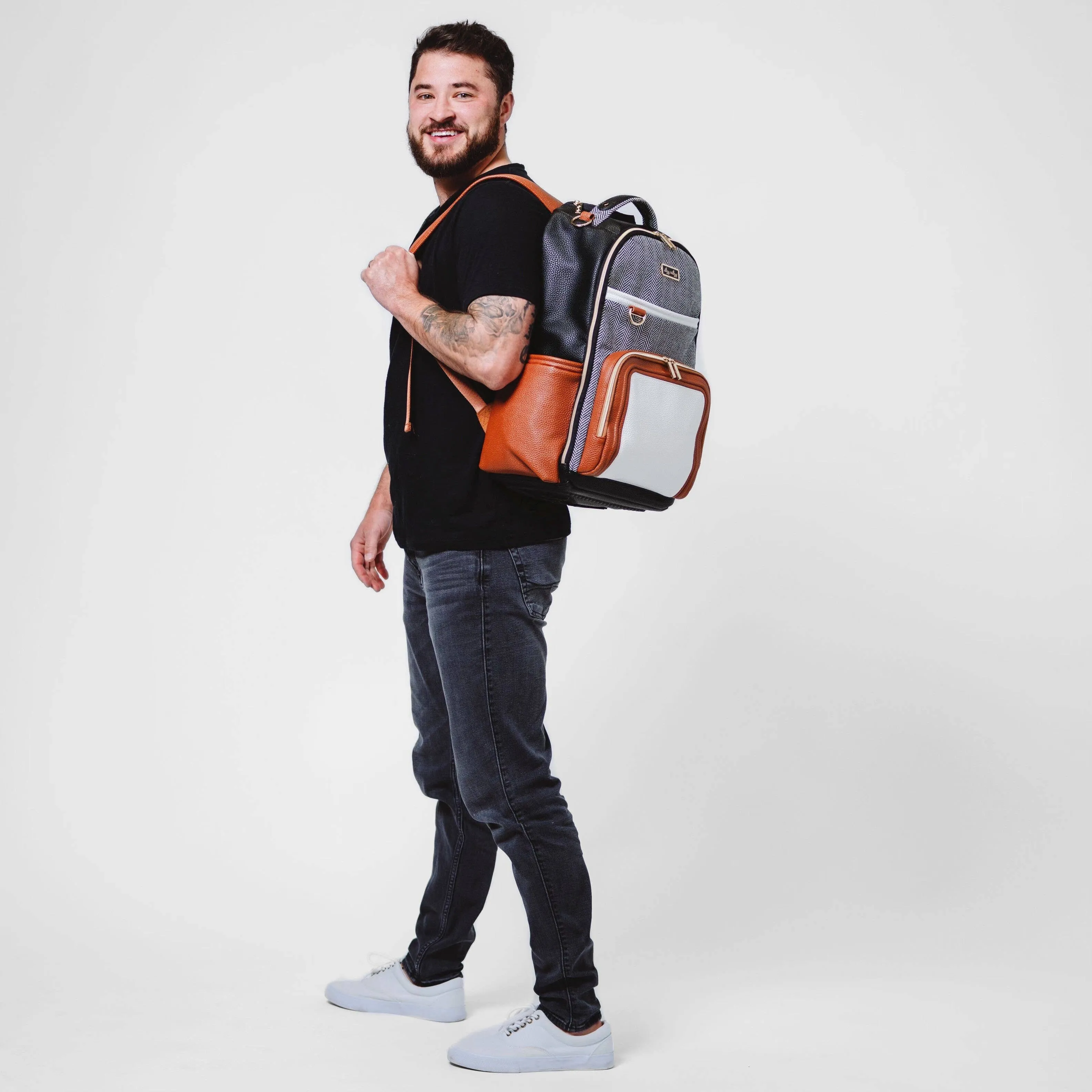 Coffee and Cream Boss Plus™ Backpack Diaper Bag