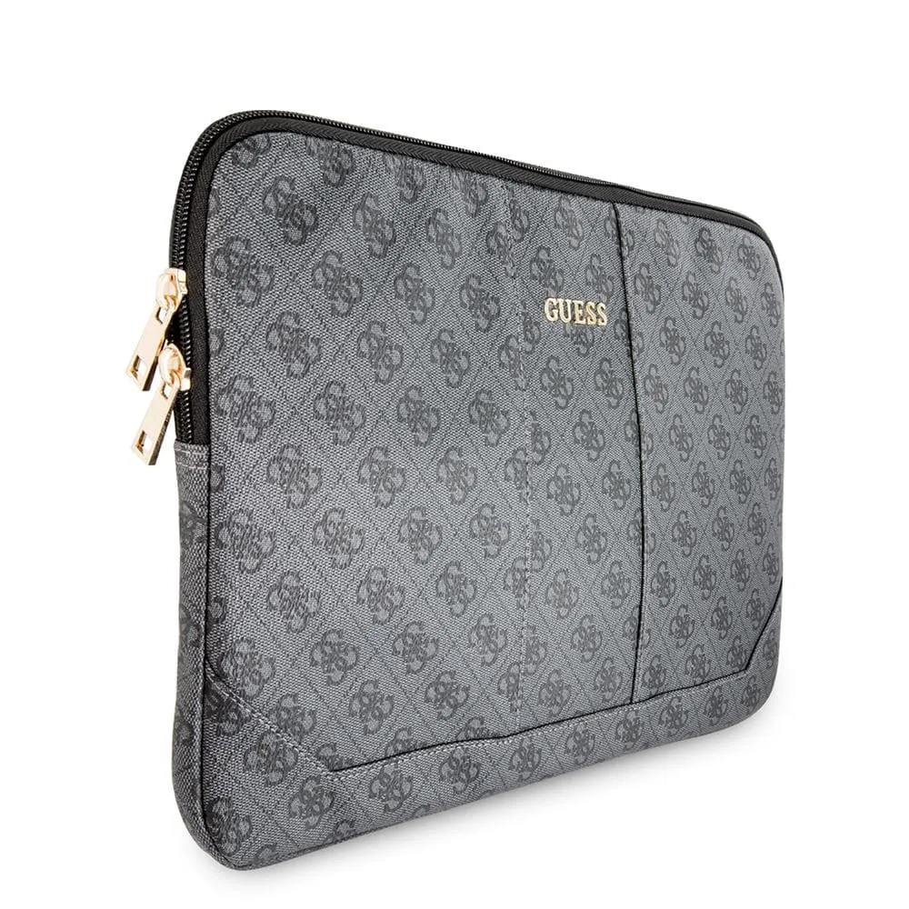 Computer Sleeve - PU Leather Gray 4G Uptown Pu Computer Sleeve - Guess