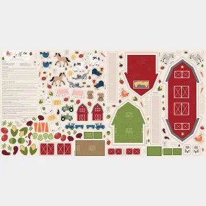 Country Life - 3-in-1 Farm Play Felt Panel