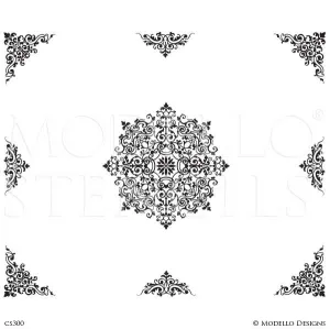 CS300 Custom Ceiling Stencils Set