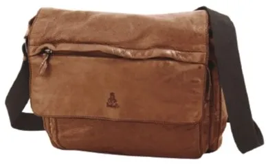 Dakar Vintage Leather 13" Messenger Bag | Camel