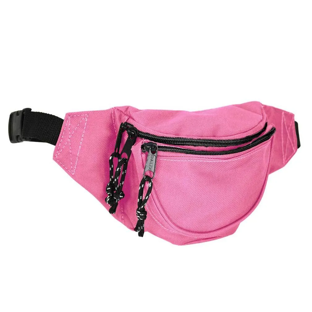 Dalix Small Fanny Pack Waist Pouch Travel Belt (24"-31")