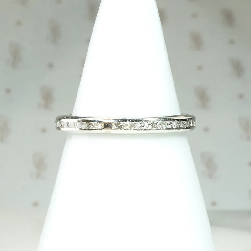 Diamonds Channel Set in Platinum Eternity Band