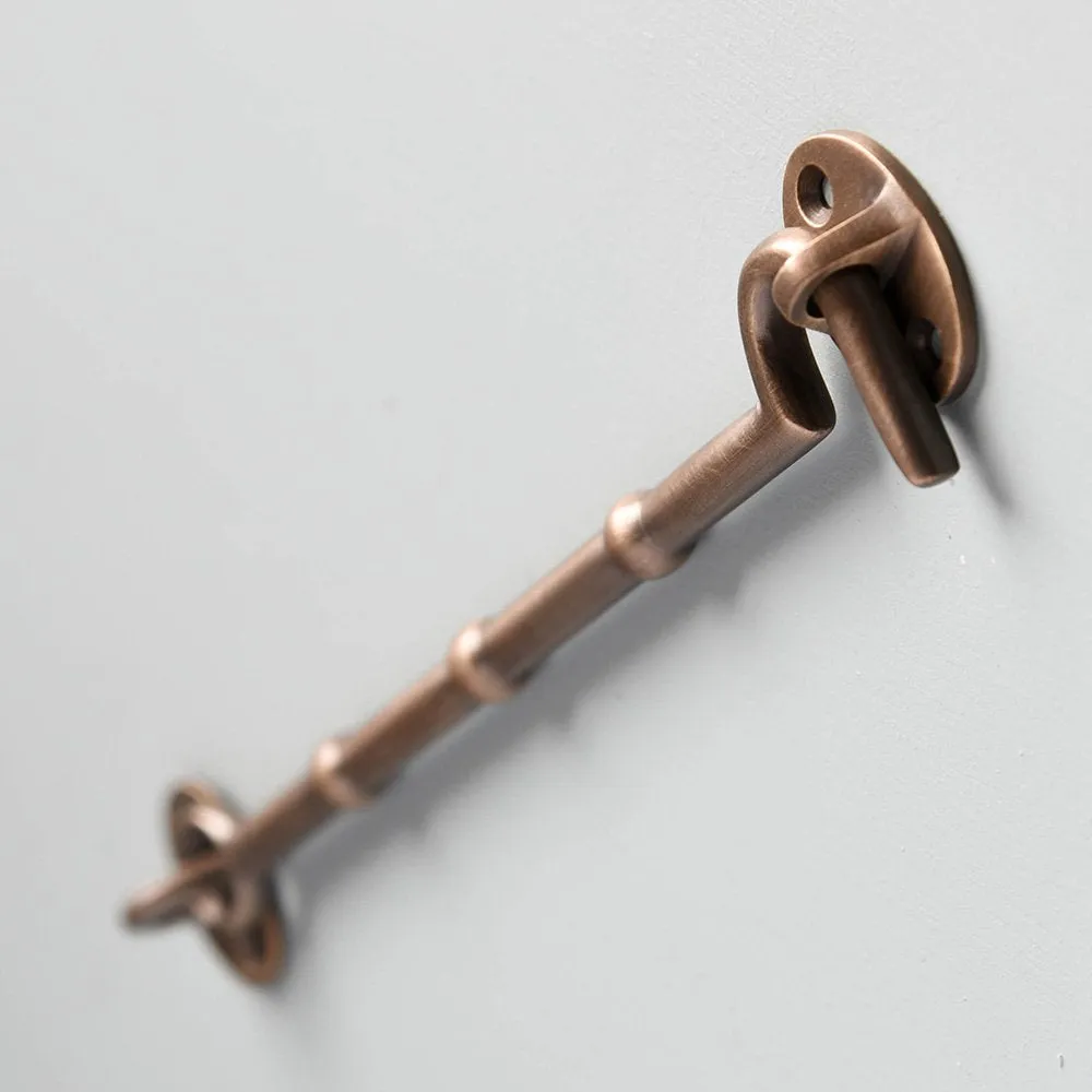 Distressed Antique Brass Cabin Hook