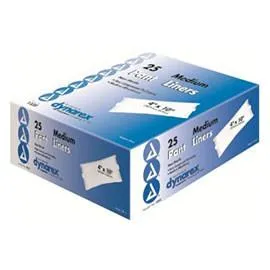 Dynarex Incontinence Pant Liner 4" x 11", 21g - One pkg of 25 each