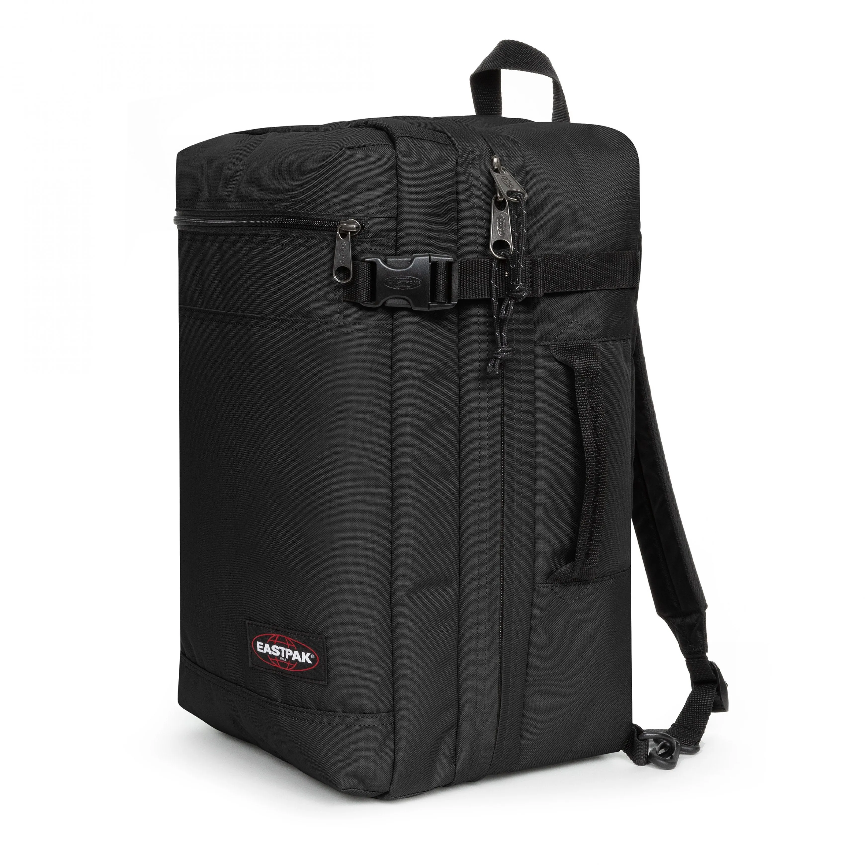 Eastpak Transit'R Pack Black Small Duffle Bag Convertible to Backpack - EK0A5BHI0081