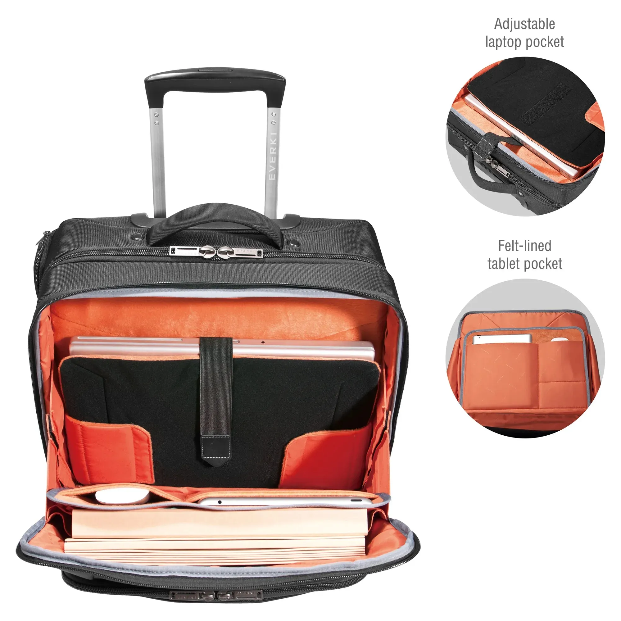 EVERKI EKB440 JOURNEY LAPTOP TROLLEY BAG - 11'' TO 16''