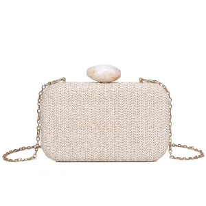 Ezra Natural | Raffia Clutch