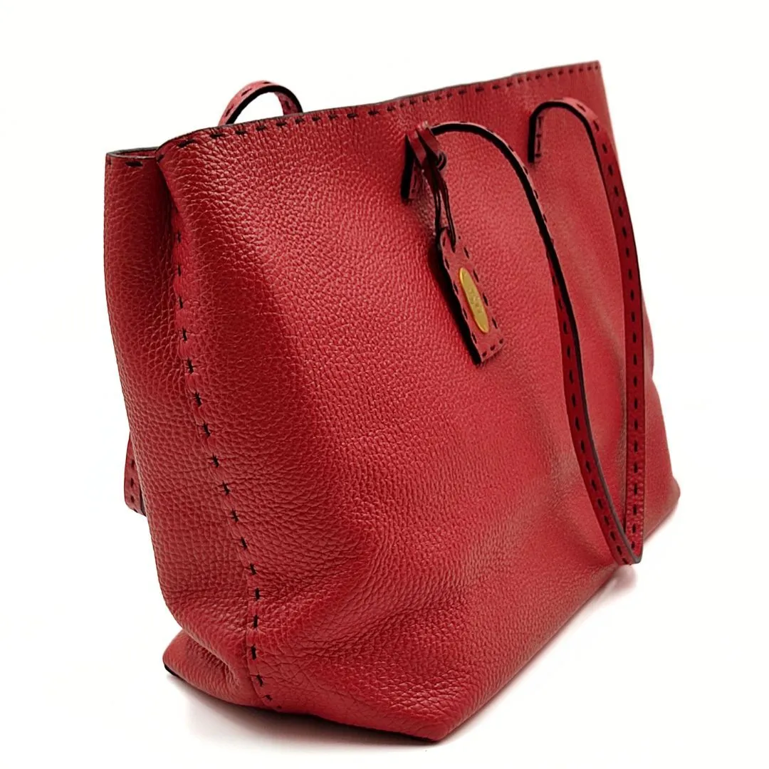 Fendi Fendi Selleria shopper bag in red leather - Limited Edition - '10s