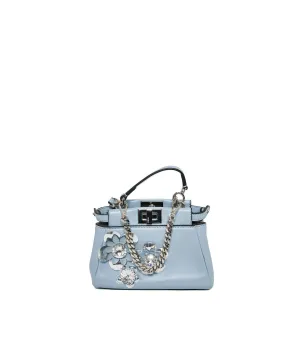 Fendi Peekaboo Mini Bag with Flowers - ADL1173