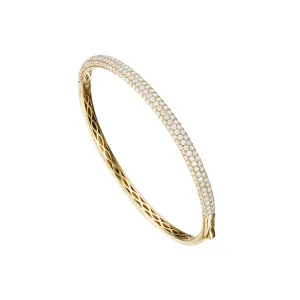 Fluid Yellow Gold Bangle