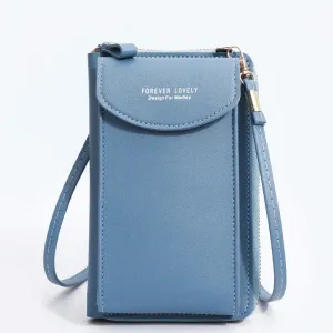 Fresh Accessories Wallet Mobile Phone Bag - Denim Blue