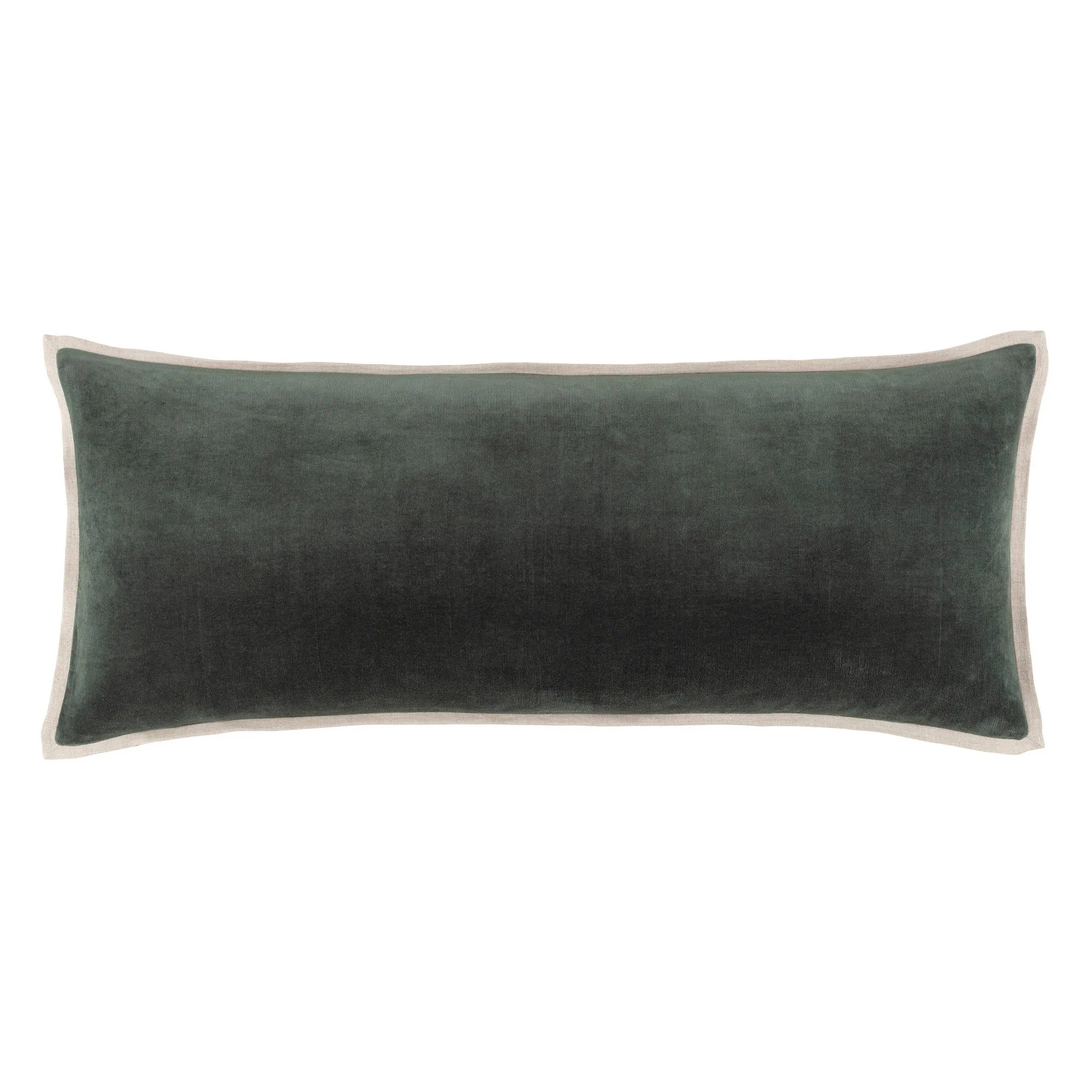 Gehry Velvet/Linen Everglade Decorative Pillow Cover