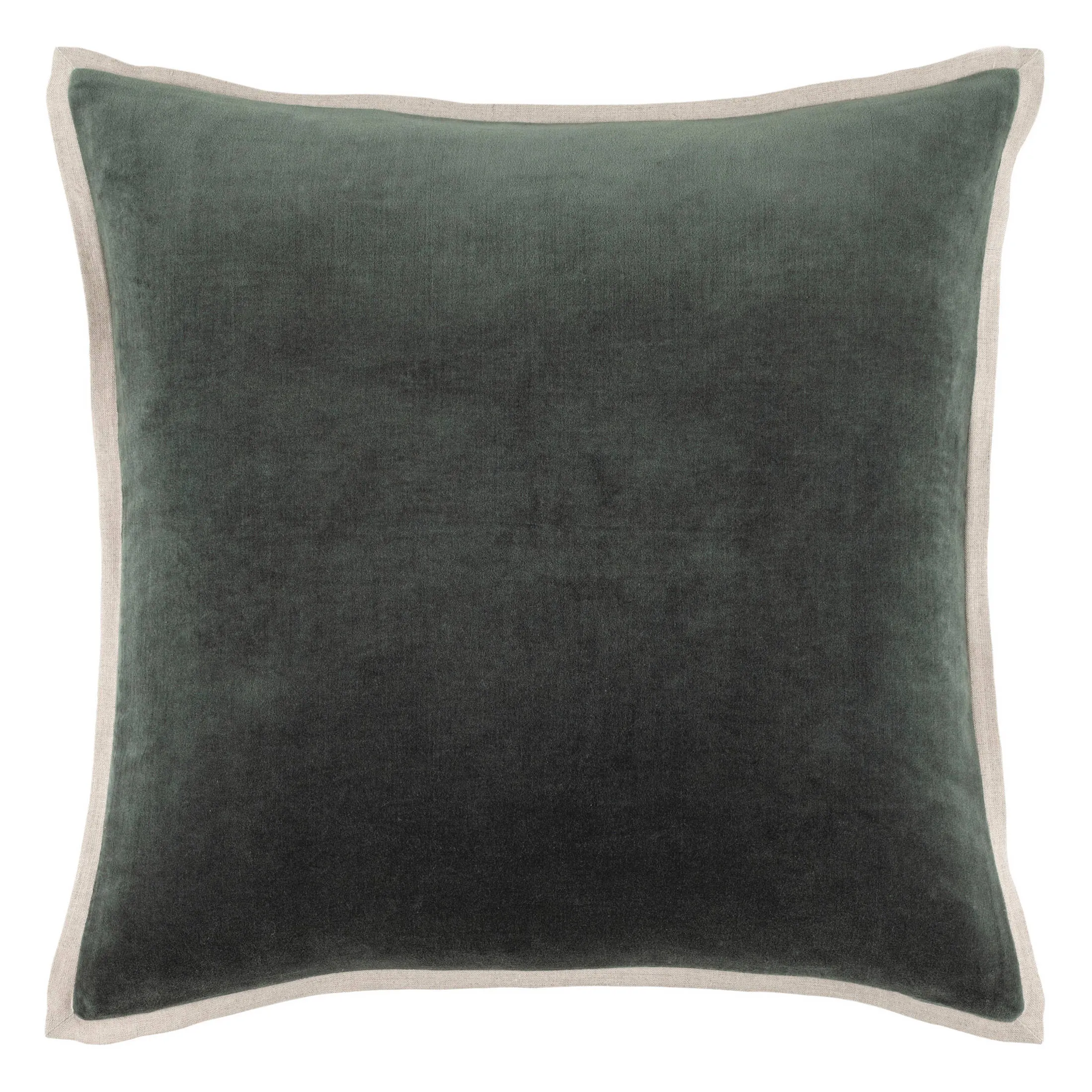 Gehry Velvet/Linen Everglade Decorative Pillow Cover