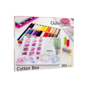 Gutermann Cotton Thread Box - Set of 30