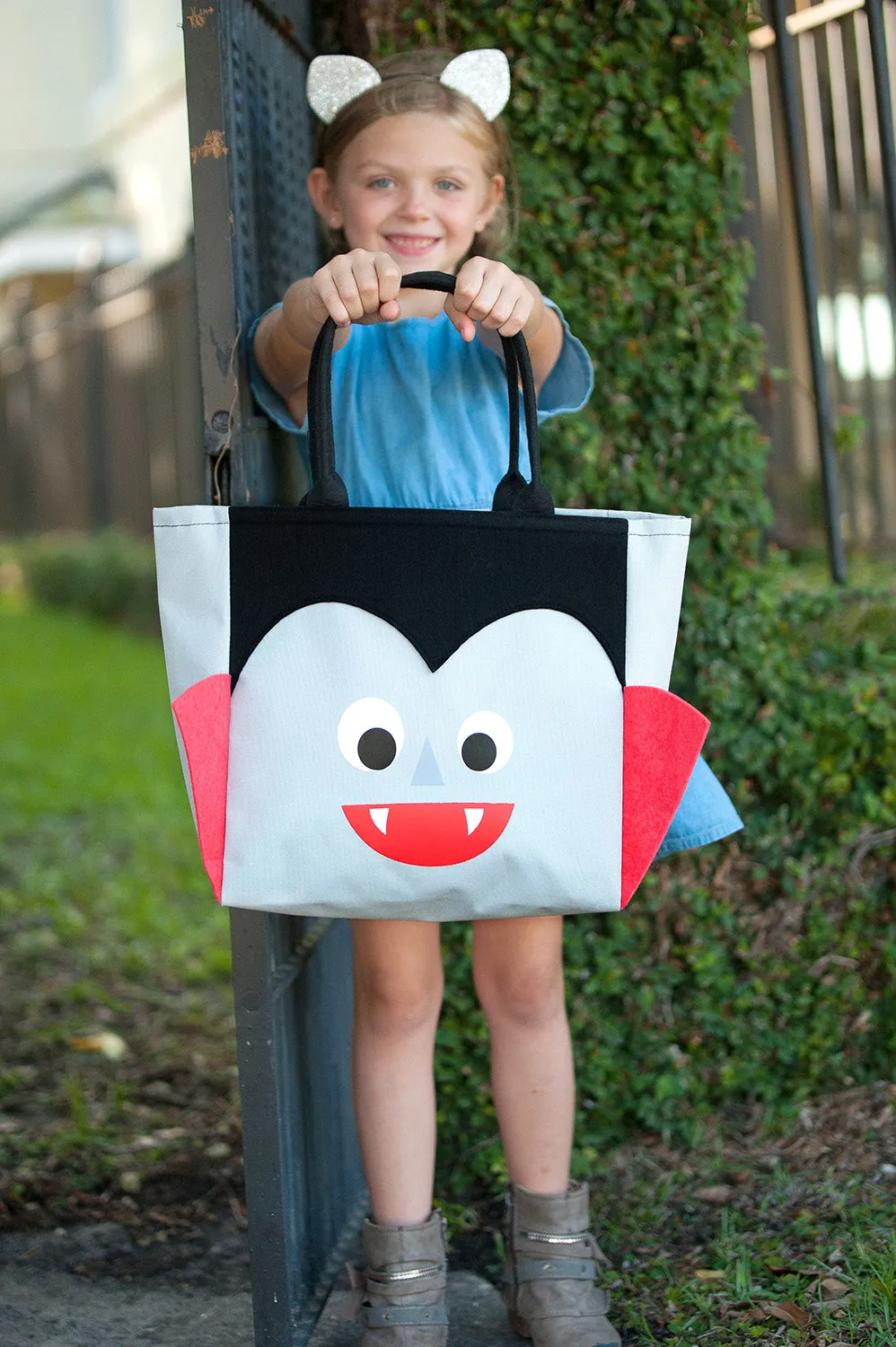 Halloween Trick or Treat Vampire Character Tote Bag