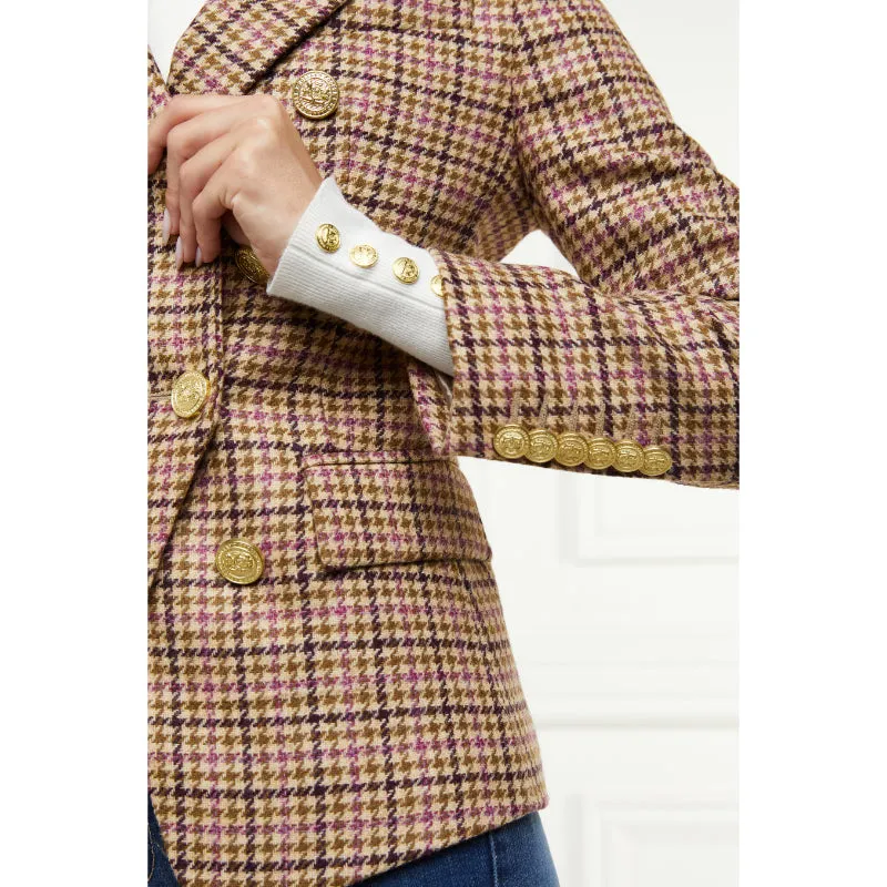 Holland Cooper Knightsbridge Ladies Tweed Blazer - Sudeley Pink