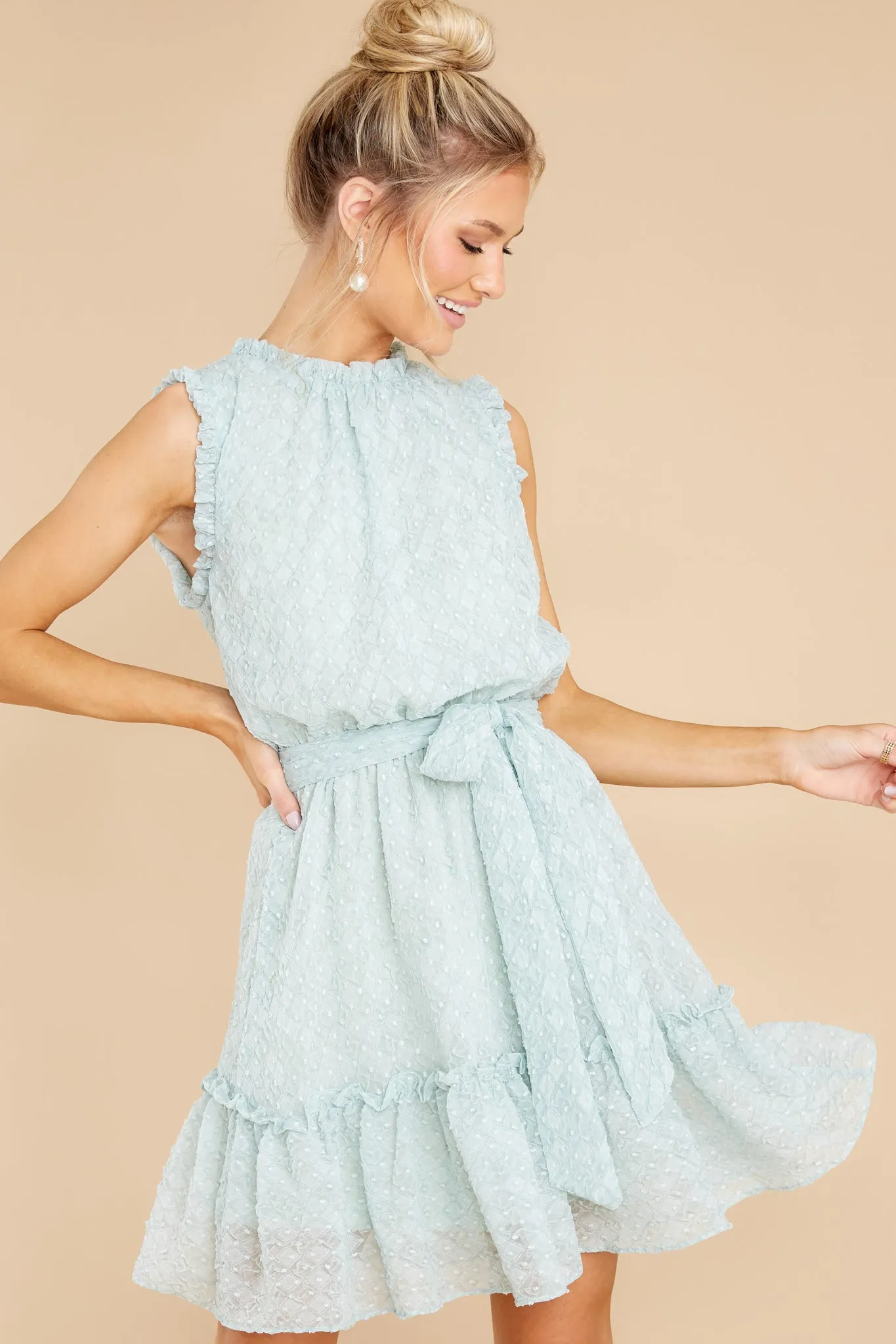 In Love Again Mint Dress