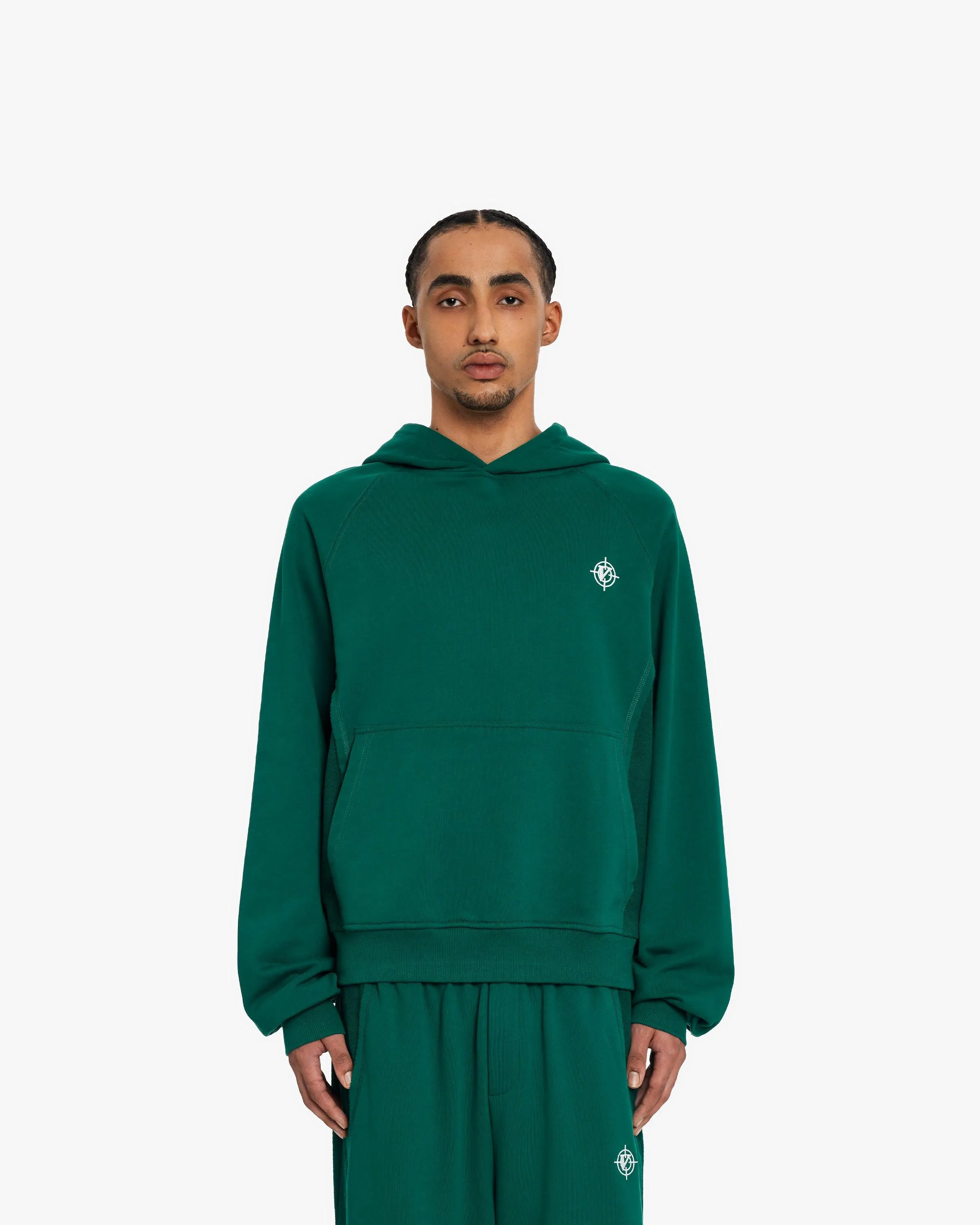 INSIDE OUT HOODIE FORREST GREEN