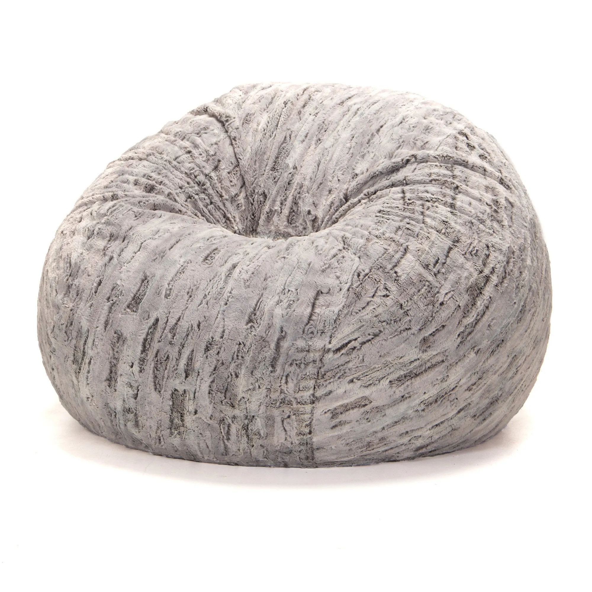 Jaxx Saxx 4' Plush Faux Fur Bean Bag