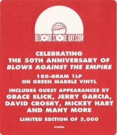 Jefferson Starship - Blows Against The Empire [50th Anniversary Green Marble]  (New Vinyl LP)