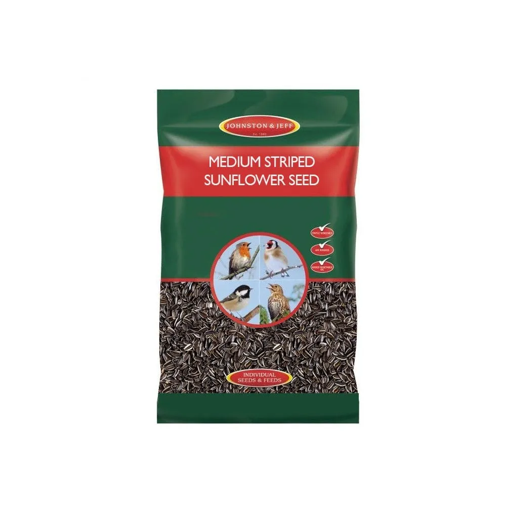 Johnston & Jeff Medium Striped Sunflower Seed