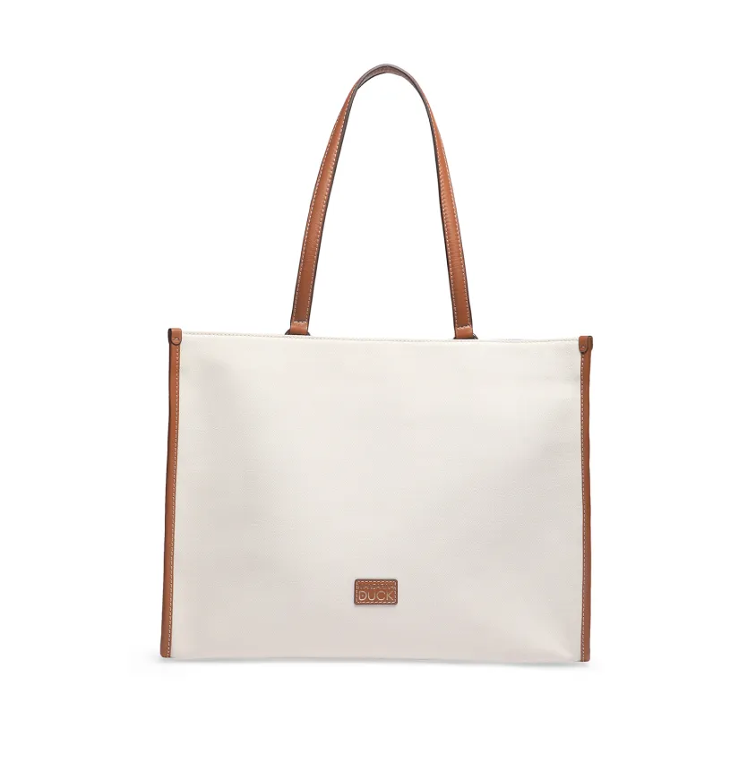 Julia Ivory Large Shopper Tote