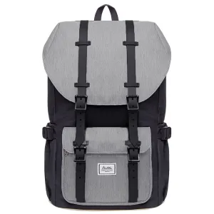 KAUKKO Backpack for city trips, EP5-4 ( Black Grey / 20.3L)