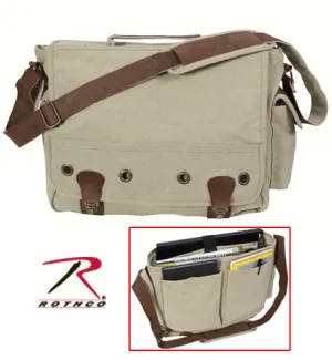 Khaki Vintange Trailblazer Laptop Bag